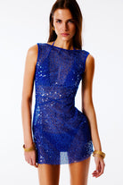 Limited Edition MEDEA Sırtı Açık Mini Elbise (Saks Mavi) Love On Friday